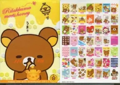 Stationery - Plastic Folder (Clear File) - RILAKKUMA / Rilakkuma