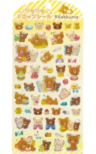 Stickers - RILAKKUMA / Korilakkuma & Kiiroitori & Chairoikoguma & Rilakkuma