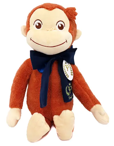 Plush - Message Card - Curious George