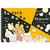 Stationery - Sketchbook - RILAKKUMA / Korilakkuma & Kiiroitori & Chairoikoguma & Rilakkuma