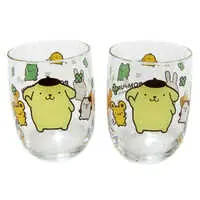 Tumbler, Glass - Sanrio / Pom Pom Purin