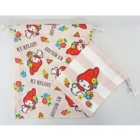 Pouch - Bag - Sanrio / Little Twin Stars & My Melody & Hello Kitty