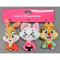 Key Chain - Plush - Plush Key Chain - Disney / Miss Bunny & Marie & Clarice