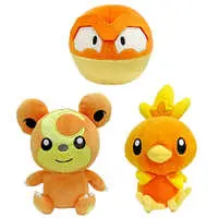 Plush - Pokémon / Torchic (Achamo) & Teddiursa & Voltorb