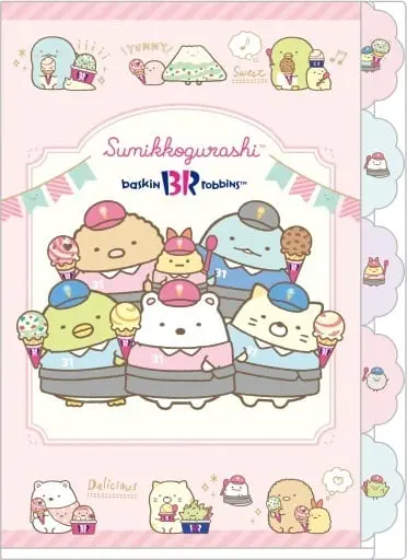 Stationery - Plastic Folder (Clear File) - Baskin-Robbins