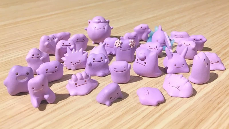 Transform! Ditto】Behold! The Perfect? And Cute Transformation!  Special Merchandise Series of Pokémon's Ditto Transforming into Various  Characters・Transform! Ditto!