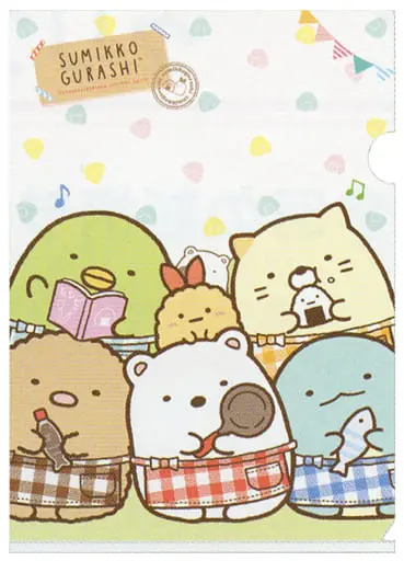 Stationery - Plastic Folder (Clear File) - Sumikko Gurashi