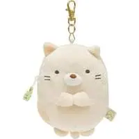 Plush - Commuter pass case - Sumikko Gurashi / Neko (Gattinosh)