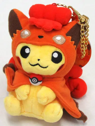 Key Chain - Pokémon / Pikachu & Rokon (Vulpix)