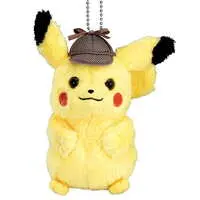 Key Chain - Plush - Pokémon / Pikachu & Detective Pikachu