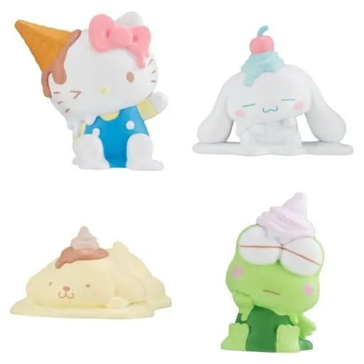 Trading Figure - Sanrio characters / Kero Kero Keroppi & Pom Pom Purin & Cinnamoroll & Hello Kitty