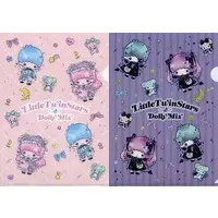 Stationery - Plastic Folder (Clear File) - Sanrio characters / Little Twin Stars