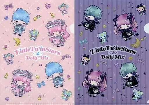 Stationery - Plastic Folder (Clear File) - Sanrio characters / Little Twin Stars