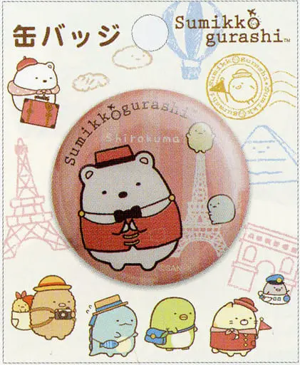 Badge - Sumikko Gurashi / Tapioca & Shirokuma