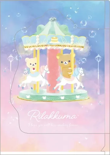 Stationery - Plastic Folder (Clear File) - RILAKKUMA / Korilakkuma & Kiiroitori & Rilakkuma