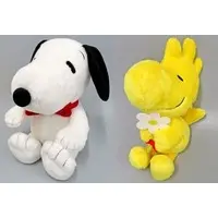 Plush - PEANUTS / Snoopy & Woodstock