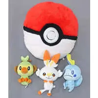 Plush - Cushion - Pokémon / Scorbunny & Sobble & Grookey