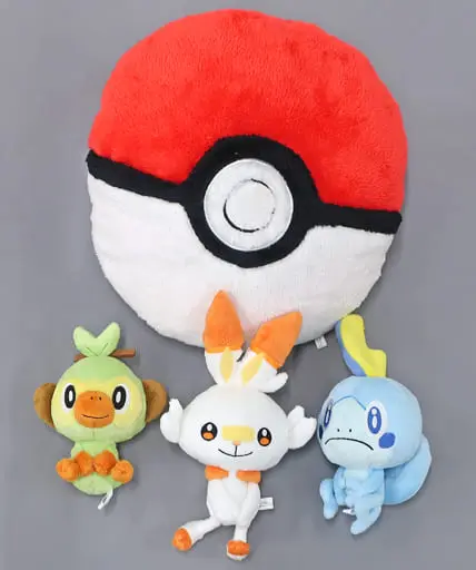 Plush - Cushion - Pokémon / Scorbunny & Sobble & Grookey