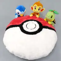 Plush - Cushion - Pokémon / Piplup (Pochama) & Turtwig & Chimchar