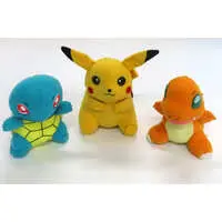 Plush - Pokémon / Pikachu & Charmander & Squirtle