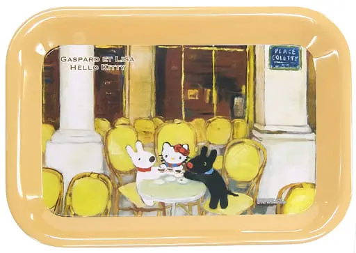 Character Tray - Gaspard and Lisa / Hello Kitty