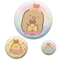 Badge - Sumikko Gurashi / Ebifurai no Shippo (Nulpi Chan) & Tonkatsu (Capucine)