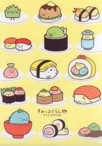 Stationery - Plastic Folder (Clear File) - Sumikko Gurashi