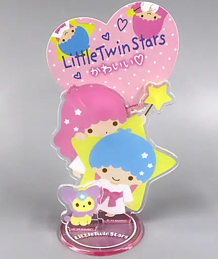 Message Card - Acrylic stand - Sanrio characters / Little Twin Stars