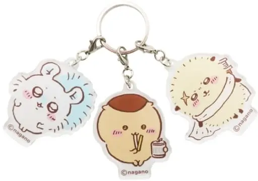 Key Chain - Chiikawa / Momonga & Kuri-Manjuu & Rakko