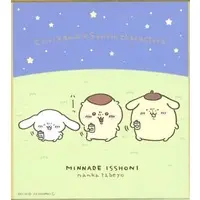 Character Card - Chiikawa / Pom Pom Purin & Cinnamoroll & Kuri-Manjuu