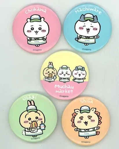 Badge - Chiikawa / Usagi & Hachiware & Shisa