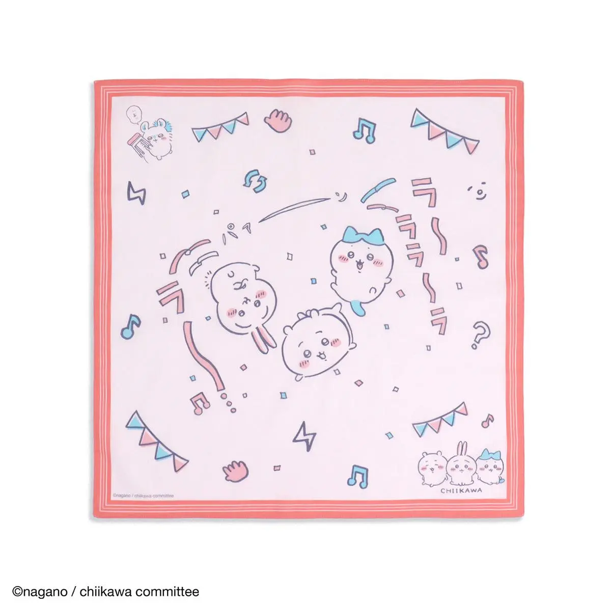 Handkerchief - Chiikawa / Chiikawa & Usagi & Hachiware & Momonga