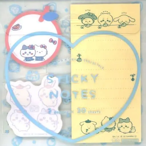 Stationery - Sticky Note - Chiikawa / My Melody & Hello Kitty & Pom Pom Purin