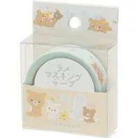 Stickers - Masking Tape - RILAKKUMA / Korilakkuma & Kiiroitori & Chairoikoguma & Rilakkuma