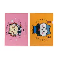 Stationery - Plastic Folder (Clear File) - Chiikawa / Hachiware & Shisa