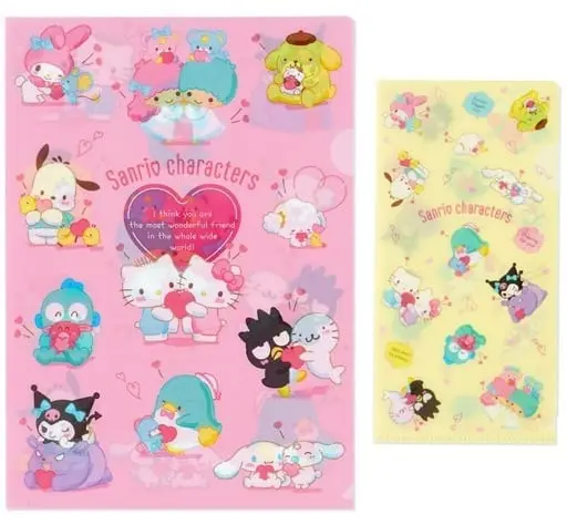 Plastic Folder (Clear File) - Sanrio characters