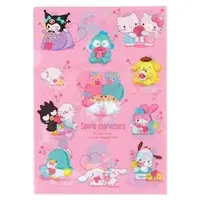 Plastic Folder (Clear File) - Sanrio characters