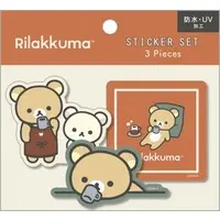 Stickers - RILAKKUMA / Korilakkuma & Kiiroitori & Chairoikoguma & Rilakkuma