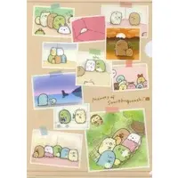 Stationery - Plastic Folder (Clear File) - Sumikko Gurashi