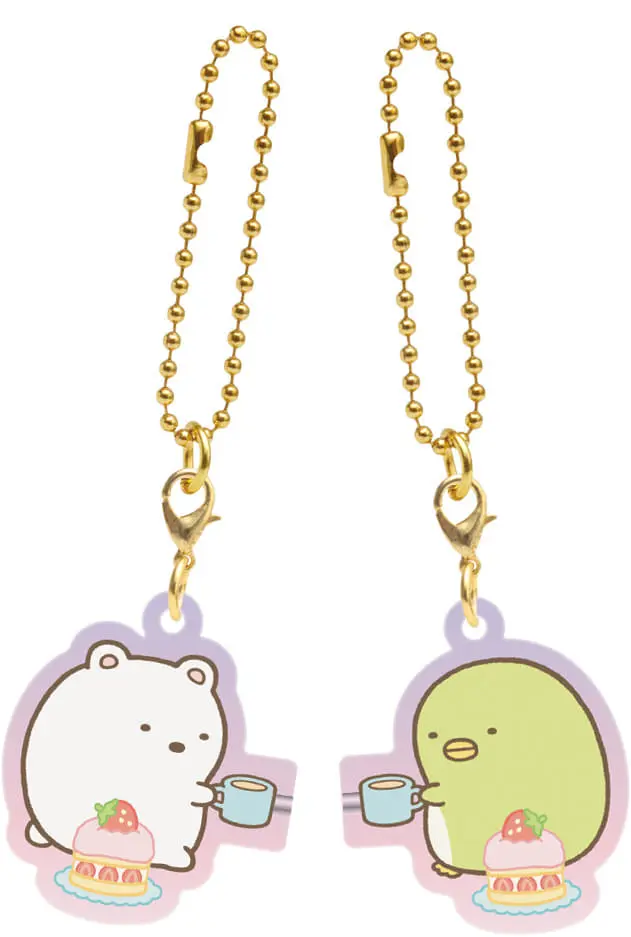 Key Chain - Sumikko Gurashi / Penguin? & Shirokuma
