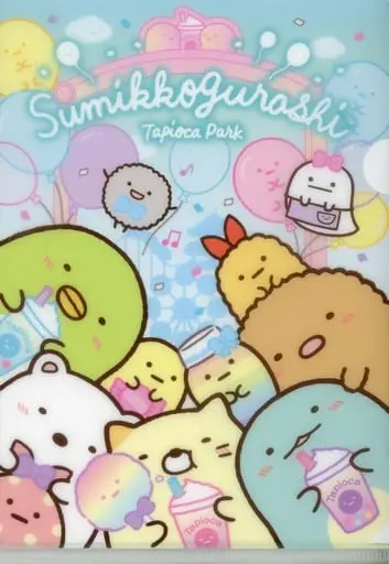 Stationery - Plastic Folder (Clear File) - Sumikko Gurashi / Tapioca