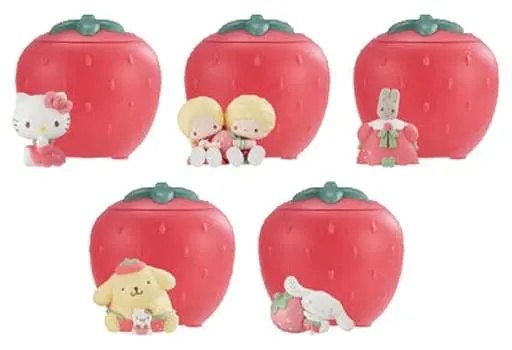 Trading Figure - Sanrio characters / Marroncream & Cinnamoroll & Pom Pom Purin & Hello Kitty