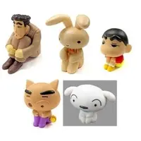 Trading Figure - Crayon Shin-chan / Nene's stuffed bunny & Buriburizaemon & Nohara Hiroshi