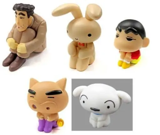 Trading Figure - Crayon Shin-chan / Nene's stuffed bunny & Buriburizaemon & Nohara Hiroshi