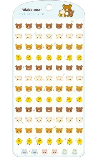 Stickers - RILAKKUMA / Korilakkuma & Kiiroitori & Chairoikoguma & Rilakkuma