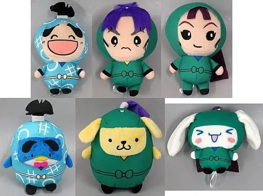 Plush - Failure Ninja Rantarou / TUXEDOSAM & Pom Pom Purin & Cinnamoroll