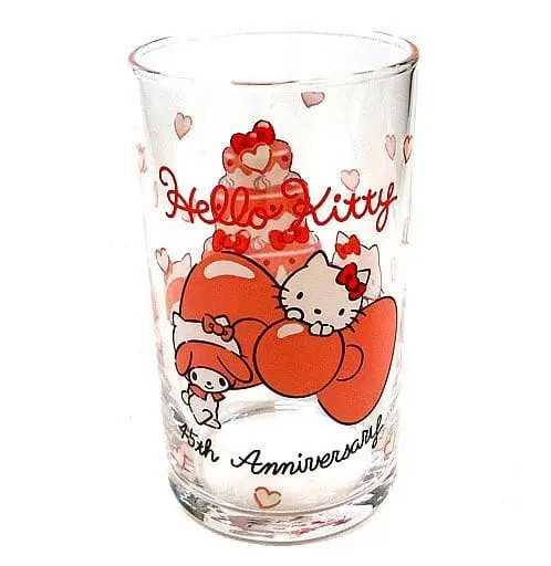 USED) Tumbler, Glass - Sanrio characters / Hello Kitty (15