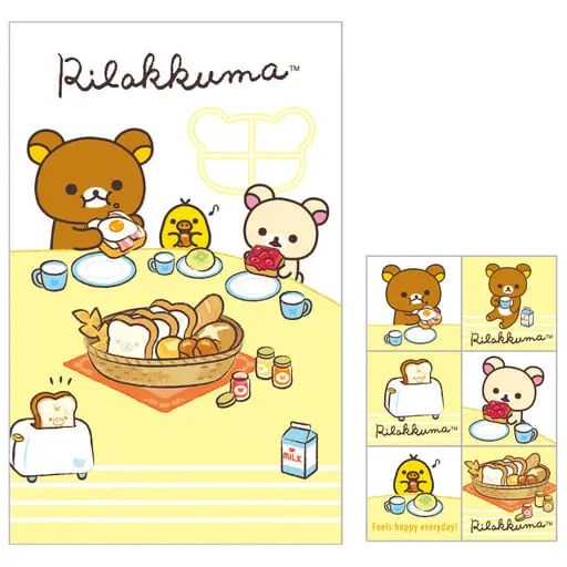 Petit Envelope - RILAKKUMA / Korilakkuma & Kiiroitori & Rilakkuma