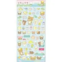 Stickers - RILAKKUMA / Korilakkuma & Kiiroitori & Chairoikoguma & Rilakkuma