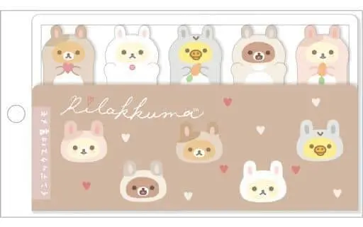 Stationery - Sticky Note - RILAKKUMA / Korilakkuma & Kiiroitori & Chairoikoguma & Rilakkuma